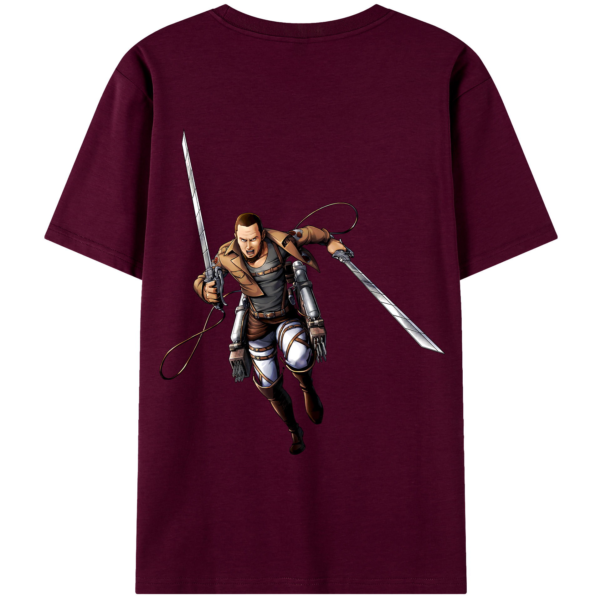 （画像用） 進撃の巨人 Attack on Titan レディース半袖Tシャツ(バックプリント)